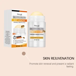 Hoygi bee venom firming serum stick detail, facial and neck care for smooth skin and texture.