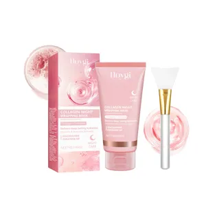 HOYGI Masque Nuit Collagène, hydratation profonde anti-rides soin du visage crème 75g