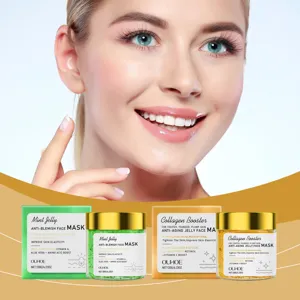 OUHOE mascarilla facial en gel hidratante anti edad cuidado de la piel tarro de 120g