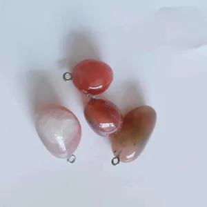 Natural Stone Mixed Color Semi-Precious Stone Pendant DIY Beach Style Necklace Charm