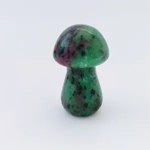 Natural gemstone carved mushroom crystal figurine home decor healing stone ornament