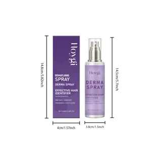 Spray d'identification des poils du visage HOYGI 100ml bouteille de dermaplaning détail