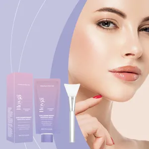 Masque Enveloppante Nuit au Collagène HOYGI, Soin Hydratant et Lissant pour le Visage 75g