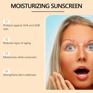 HOYGI vochtinbrengende zonnebrandcrème detail toont huidbescherming en verzorging.