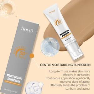 HOYGI vochtinbrengende gezichtszonnebrandcrème SPF 50 PA+++ lichte niet-vette dagelijkse verzorging 50g