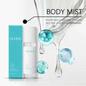 OUHOE body mist spray 100ml voor het effectief verzachten en gladmaken van de huid.