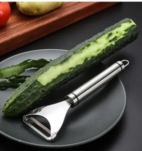 Pelador de verduras de acero inoxidable herramienta de cocina para frutas y patatas