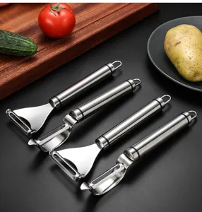 304 acero inoxidable pelador verduras frutas cocina multifuncional papa pelador de papas