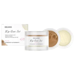 EELHOE Lip Care Set, Nourishing Lip Balm and Scrub for Dry Lips, Moisturizing and Softening.