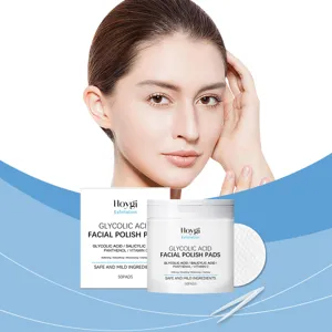 Dischetti Esfolianti Viso all Acido Glicolico HOYGI Pulizia Delica Idratante Cura del Viso Con Pinzetta
