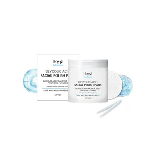 HOYGI Dischetti Esfolianti Viso Acido Glicolico 50pz Delicata Detersione Pelle