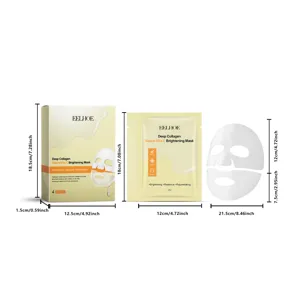 EELHOE Μάσκα Προσώπου Λεύκανσης Κολλαγόνου Niacinamide Vit C λεπτομέρειες διαστάσεις.