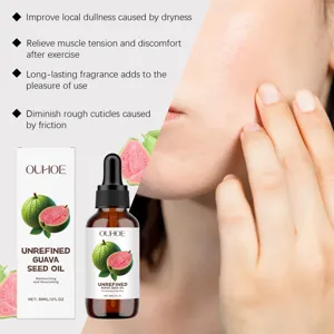 OUHOE Huile de Graine de Goyave Naturelle Hydratante Eclaircissante Soin 30ml