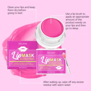 Mascarilla labial hidratante EELHOE con brocha, cuidado de labios secos y balsamo 30g