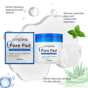 Jaysuing Salicylsäure Porenreinigungswattepads, sanftes Peeling und Hautpflege 70 Stk.