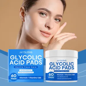 Απολεπιστικά Βαμβακερά Pads Καθαρισμού Προσώπου με Γλυκολικό Οξύ Καθημερινή Περιποίηση Δέρματος