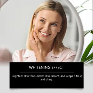 Dettaglio siero viso con risultati di cura radiosi illuminante incarnato per bellezza quotidiana.