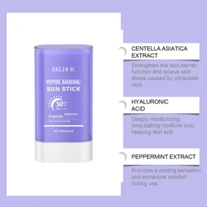 EELHOE Stick Solaire Peptide Bakuchiol SPF50+ PA++++ Protecteur Hydratant Visage Portable 18g