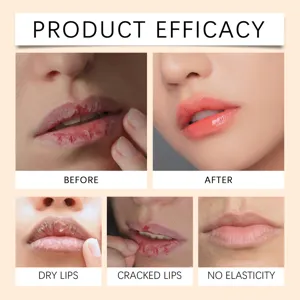 Gommage labial efficace pour traiter les lèvres sèches et gercées, restaurant l'hydratation.