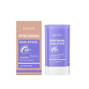 EELHOE Peptide Bakuchiol Stick Solaire SPF50+ PA++++ Protection Solaire Rafraîchissante Soin