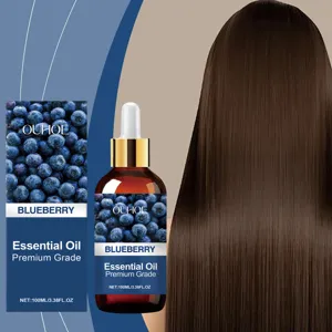Blueberry essential oil 100ml for hair care and moisturizing nourishment daily beauty care.