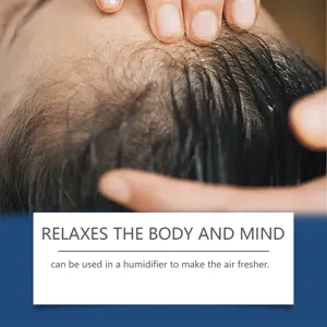 OUHOE blueberry soothing essential oil for scalp massage and hair moisturizing care.
