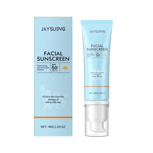 JAYSUING αντιηλιακή κρέμα προσώπου SPF 50+ PA++++ 48g ενυδατική προστασία UV δέρματος
