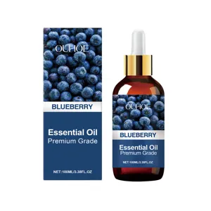 OUHOE Blueberry Essential Oil 100ml Pure Natural Body Care Moisturizing Hair Nail Care