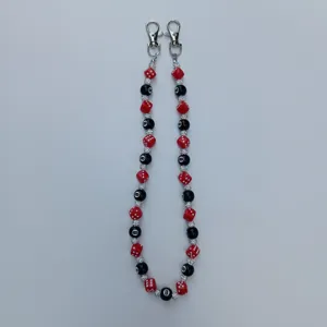 Hip Hop Rhinestone Dice And Billiard Ball Waist Chain Acrylic Beaded Pants Chain Body Chain Fashion Jewelry For Women Men