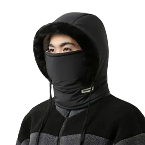 Pasamontañas térmico y cortavientos de invierno con forro polar, mascarilla y orejeras.