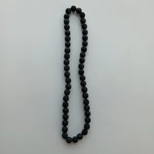 Black rhinestone shamballa bead necklace hip hop sparkling disco ball jewelry accessory
