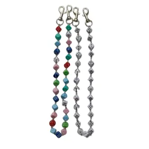 Acrylic dice pants chain hip hop waist chain colorful bag hanging chain main product view
