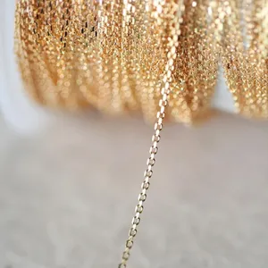 alysida o 1.6mm apo epichryso 14k lepti lamperi alysida se metra gia diy axesouar kosimaton