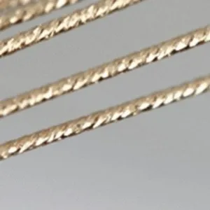 Fil Métallique en Cuivre Fil Tordu Semi-Rigide Pour Fabrication de Bijoux Accessoires de Bricolage DIY Couleur Or