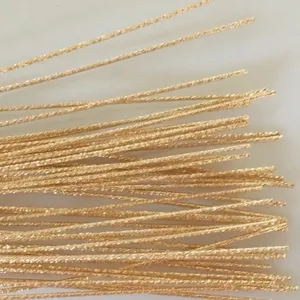 14K Gold Plated Copper Wire Twisted Cable Cord DIY Jewelry Making Wire Craft Wire Flexible Beading Wire For Crafts
