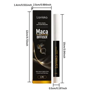 Stick inalatore nasale aromaterapia alle erbe LANISKA, diffusore di relax portatile.