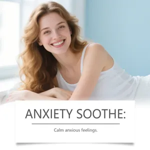 Scena di lifestyle rilassante per inalatore nasale di erbe dettaglio, calma i sentimenti.