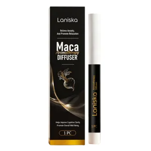 Inalatore Nasale per Aromaterapia alle Erbe Bastoncino Portatile con Estratto di Pianta di Menta per Comfort e Rilassamento Quotidiano