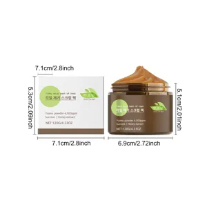 Hanchobit Yulmu scrub wash off mask for gentle facial exfoliation, 120g soothing skincare.
