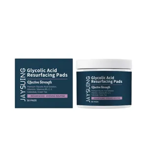 JAYSUING Glycolic Acid Resurfacing Pads for facial exfoliation and moisturizing care.