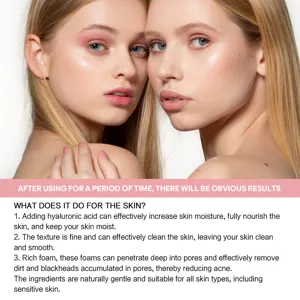 Jaysuing 5-in-1 facial moisturizing skincare set detail showing hydrating and pore cleansing.