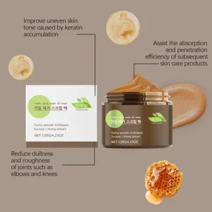 HANCHOBIT Yulmu Scrub Mask with Honey Extract Gentle Exfoliating Face Body Care 120g