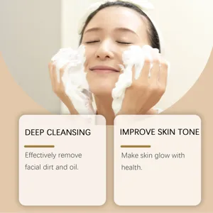 Nettoyant facial moussant doux pour un nettoyage en profondeur et un teint éclatant.
