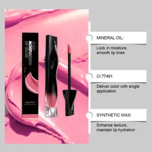 Matte moisturizing lip gloss long-lasting natural color smooth portable liquid lipstick makeup
