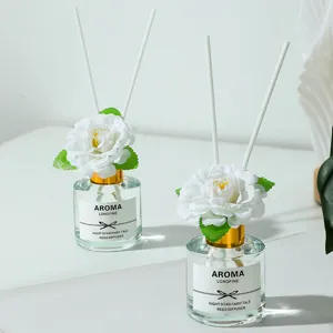 Gardenia Jasmin Duftstäbchen Lufterfrischer Zuhause Wohnzimmer Dekor Aromatherapie Blumen Ornament Lang anhaltender Duft