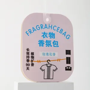 Wardrobe Scented Sachet Hanging Air Freshener Rose Fragrance Long Lasting Plant Aromatherapy