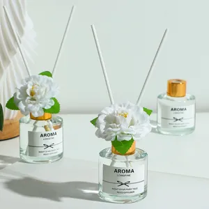 Dekorativer Raumduft Diffusor mit künstlicher Blume für langanhaltenden frischen Duft.