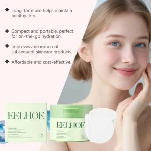 EELHOE toner pads met centella asiatica extract voor dagelijkse gezichtshydratatie en huidverzorging.
