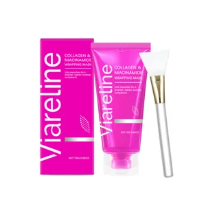 Mascarilla Facial Peel Off Colageno Niacinamida Hidratacion Profunda Reduccion De Poros Con Pincel Cuidado Facial