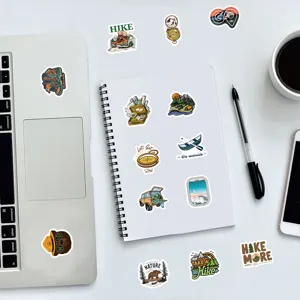 Outdoor travel waterproof stickers aesthetic decals for laptop notebook decoration